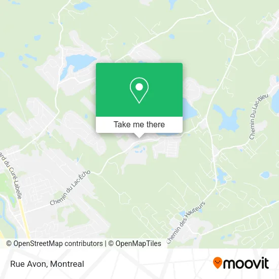 Rue Avon map