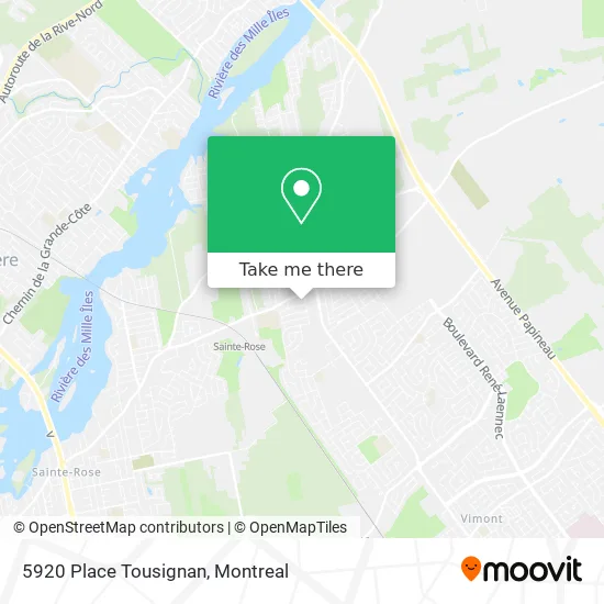 5920 Place Tousignan map