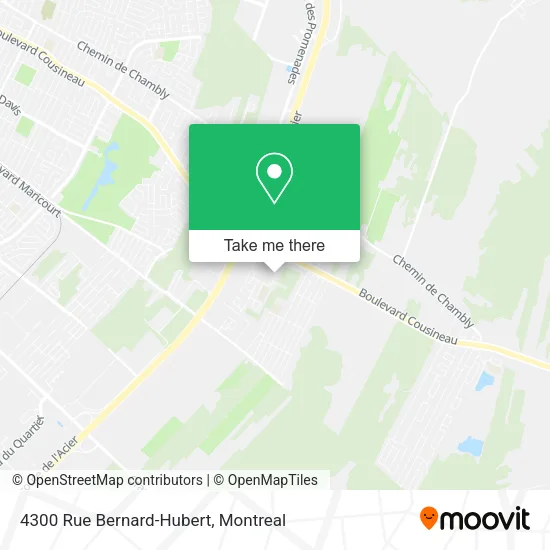 4300 Rue Bernard-Hubert map