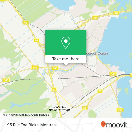 195 Rue Toe-Blake map