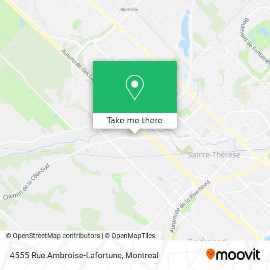 4555 Rue Ambroise-Lafortune map