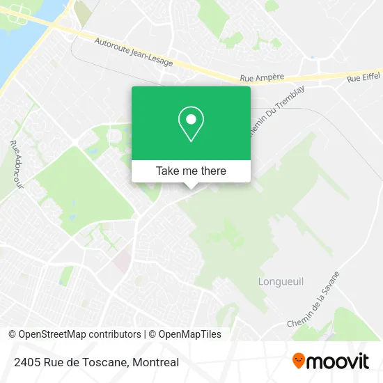 2405 Rue de Toscane map
