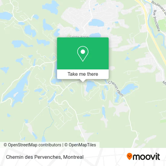 Chemin des Pervenches map