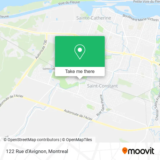 122 Rue d'Avignon map