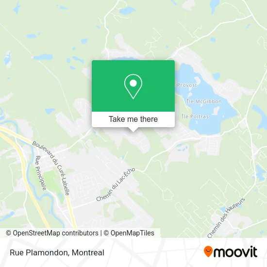 Rue Plamondon map