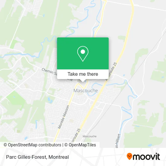 Parc Gilles-Forest map