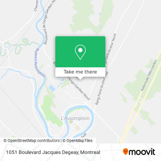 1051 Boulevard Jacques Degeay map