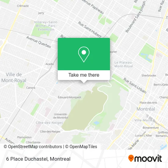 6 Place Duchastel map