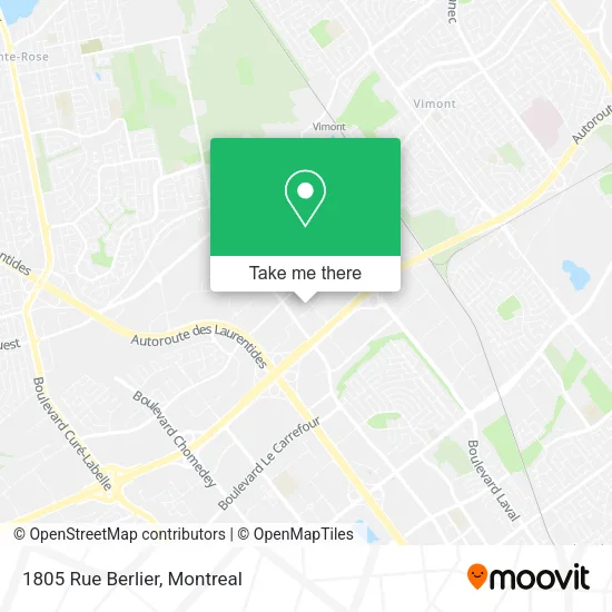 1805 Rue Berlier map