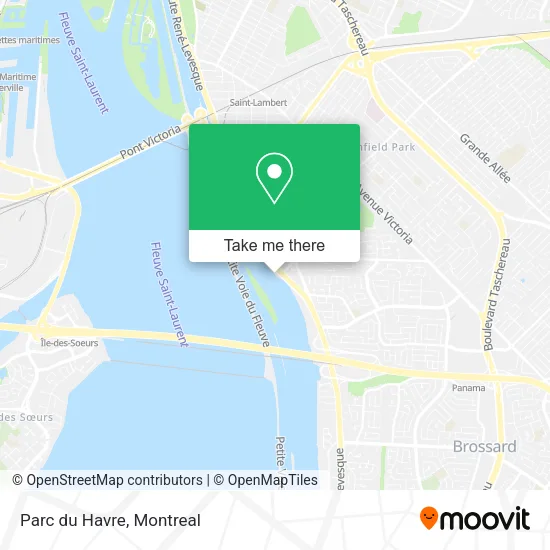 Parc du Havre map