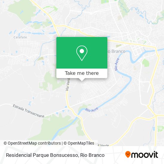 Mapa Residencial Parque Bonsucesso