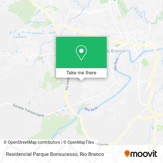 Residencial Parque Bonsucesso map