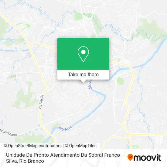 Unidade De Pronto Atendimento Da Sobral Franco Silva map