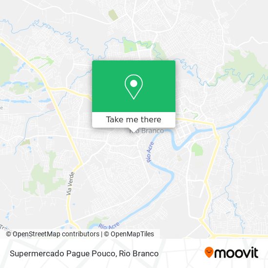 Supermercado Pague Pouco map