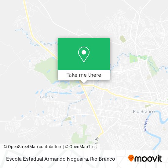 Mapa Escola Estadual Armando Nogueira