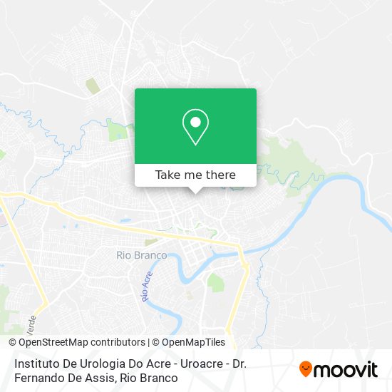 Mapa Instituto De Urologia Do Acre - Uroacre - Dr. Fernando De Assis