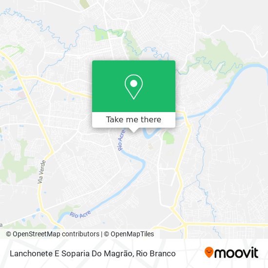 Lanchonete E Soparia Do Magrão map