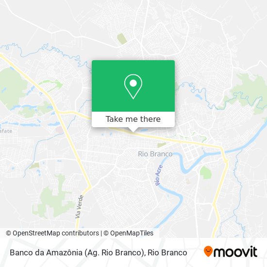 Banco da Amazônia (Ag. Rio Branco) map
