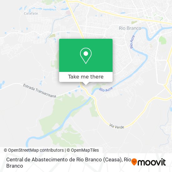 Central de Abastecimento de Rio Branco (Ceasa) map