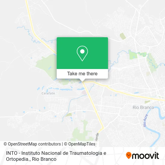 INTO - Instituto Nacional de Traumatologia e Ortopedia. map
