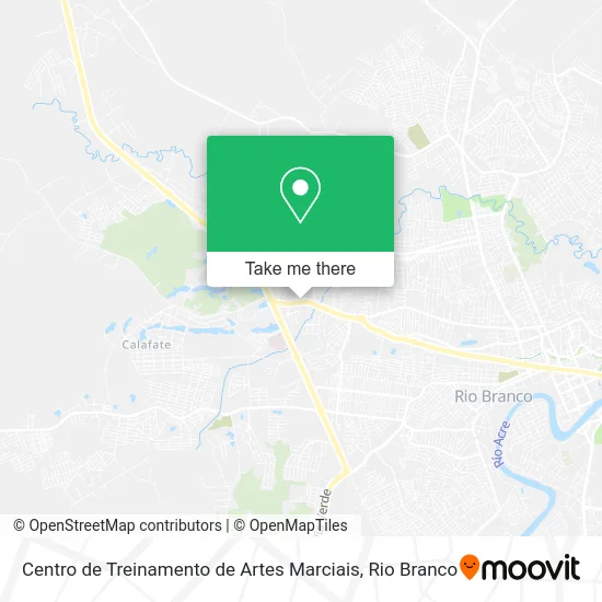 Centro de Treinamento de Artes Marciais map