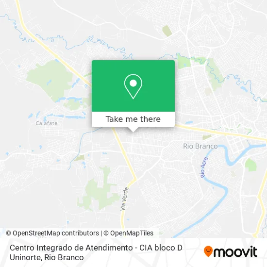 Centro Integrado de Atendimento - CIA bloco D Uninorte map