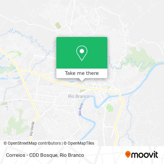 Mapa Correios - CDD Bosque