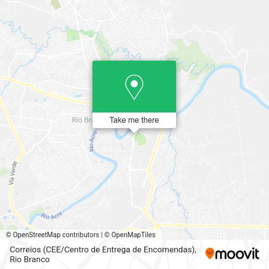 Correios (CEE / Centro de Entrega de Encomendas) map