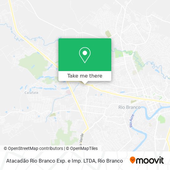 Mapa Atacadão Rio Branco Exp. e Imp. LTDA