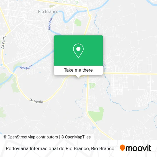 Rodoviária Internacional de Rio Branco map