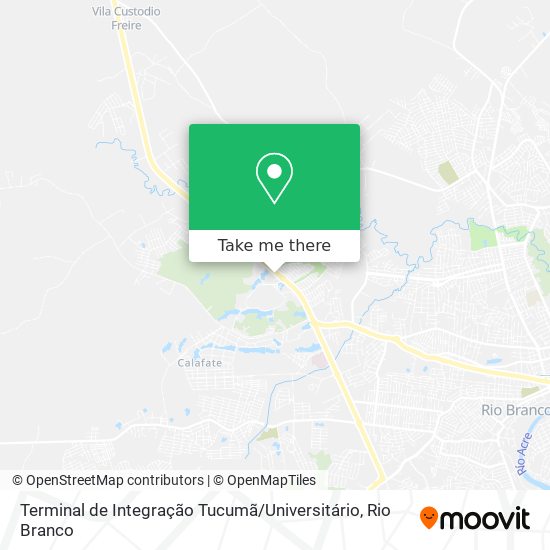Terminal de Integração Tucumã / Universitário map
