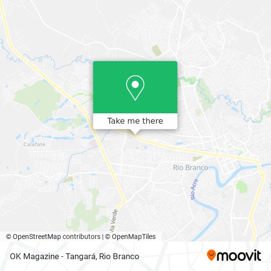 OK Magazine - Tangará map