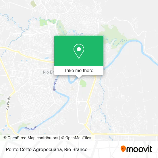 Ponto Certo Agropecuária map