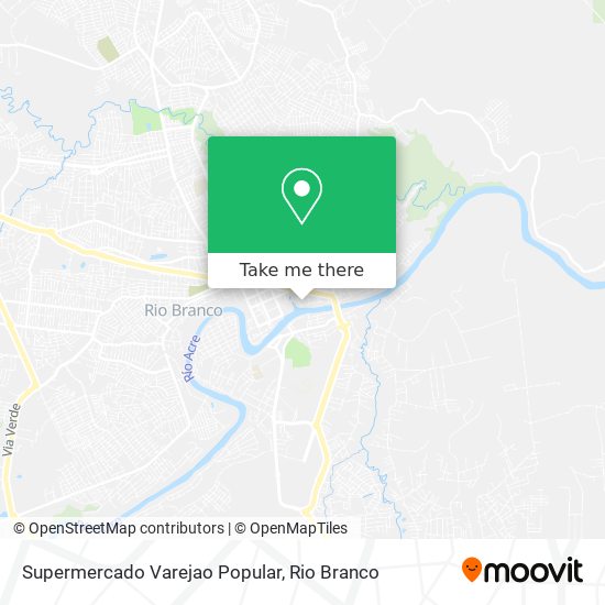 Mapa Supermercado Varejao Popular