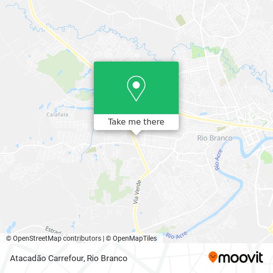 Atacadão Carrefour map