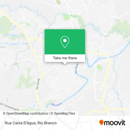 Rua Caixa D'água map