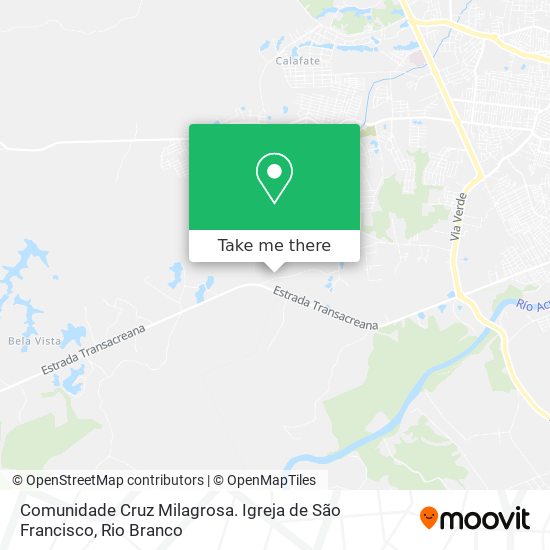 Comunidade Cruz Milagrosa. Igreja de São Francisco map