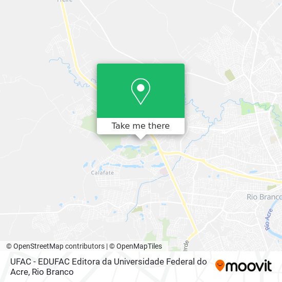 UFAC - EDUFAC Editora da Universidade Federal do Acre map