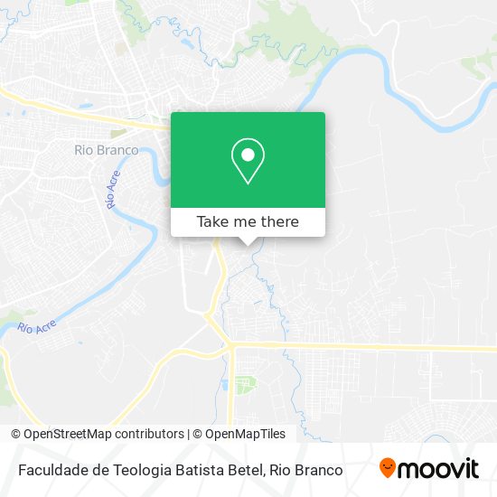 Faculdade de Teologia Batista Betel map