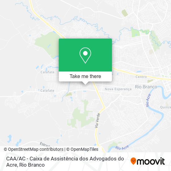 CAA / AC - Caixa de Assistência dos Advogados do Acre map