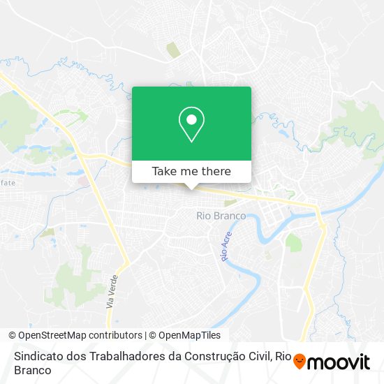 Sindicato dos Trabalhadores da Construção Civil map