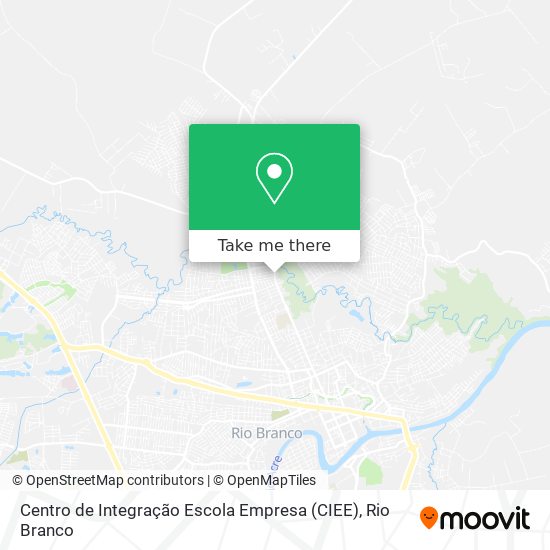 Mapa Centro de Integração Escola Empresa (CIEE)