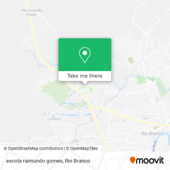 Mapa escola raimundo gomes