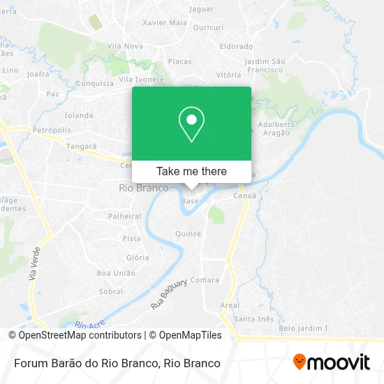 Forum Barão do Rio Branco map