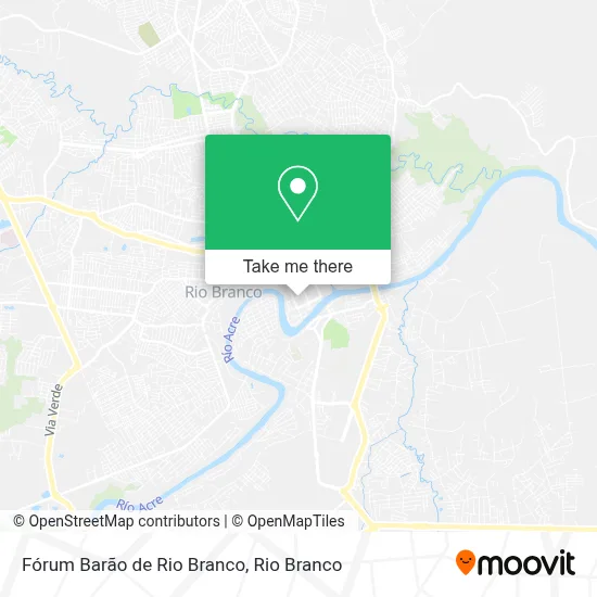 Fórum Barão de Rio Branco map