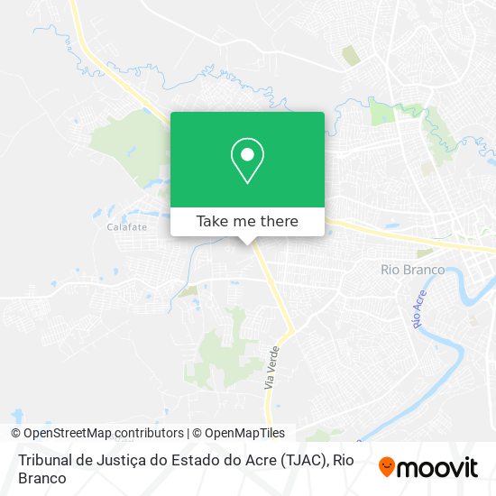 Tribunal de Justiça do Estado do Acre (TJAC) map