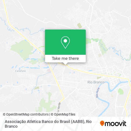 Mapa Associação Atlética Banco do Brasil (AABB)