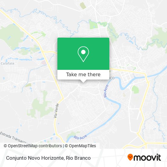 Mapa Conjunto Novo Horizonte