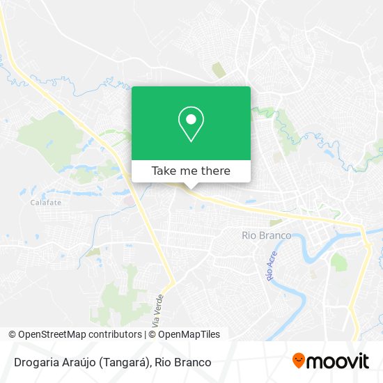 Mapa Drogaria Araújo (Tangará)