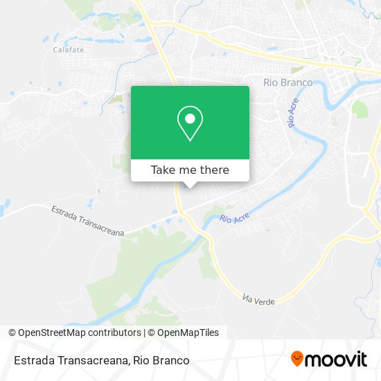 Estrada Transacreana map